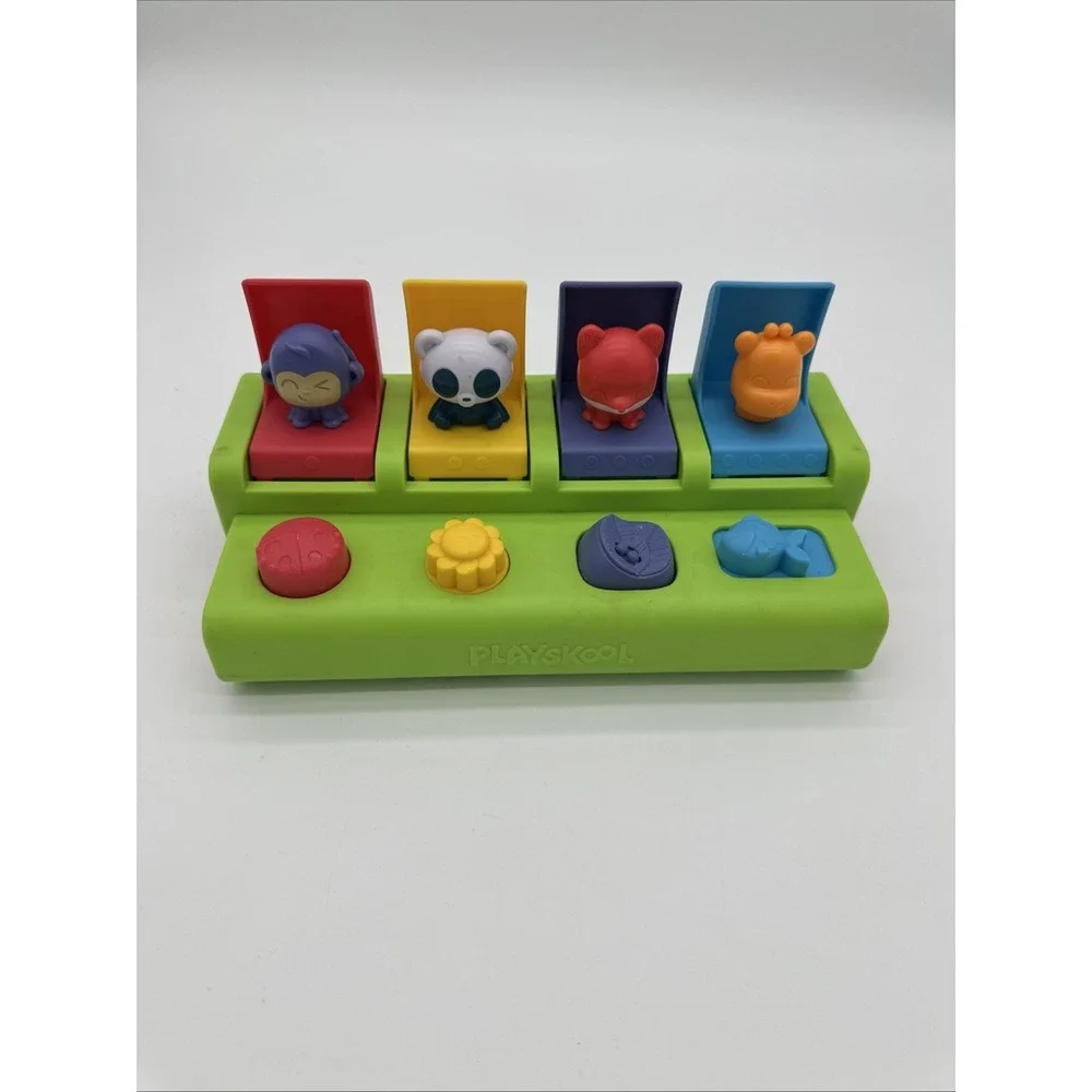 Playskool Poppin Pals Pop Up‎ Activity Toy Toddler Animals Numbers Multicolor